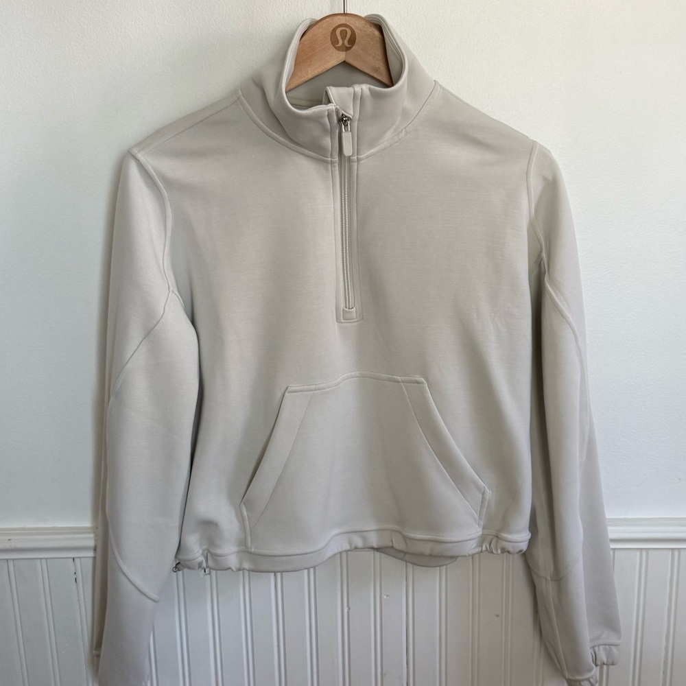Lululemon brushed softstreme half zip